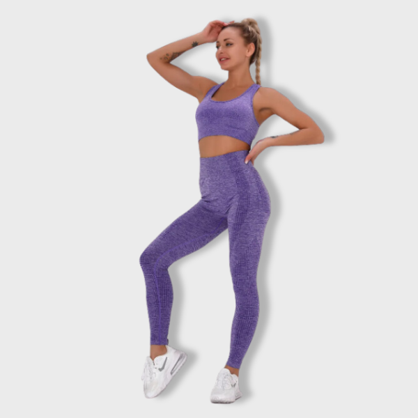 Women Seamless Yoga Set Gym Workout Clothes for Female Push Up Bra High Waist Leggings Sexy Fitness Sportswear Sports Suits