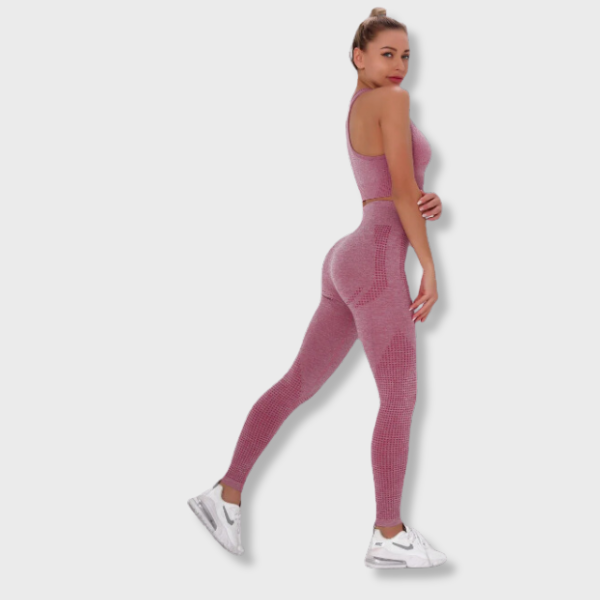 Women Seamless Yoga Set Gym Workout Clothes for Female Push Up Bra High Waist Leggings Sexy Fitness Sportswear Sports Suits