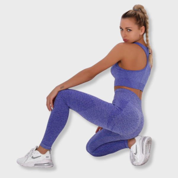 Women Seamless Yoga Set Gym Workout Clothes for Female Push Up Bra High Waist Leggings Sexy Fitness Sportswear Sports Suits