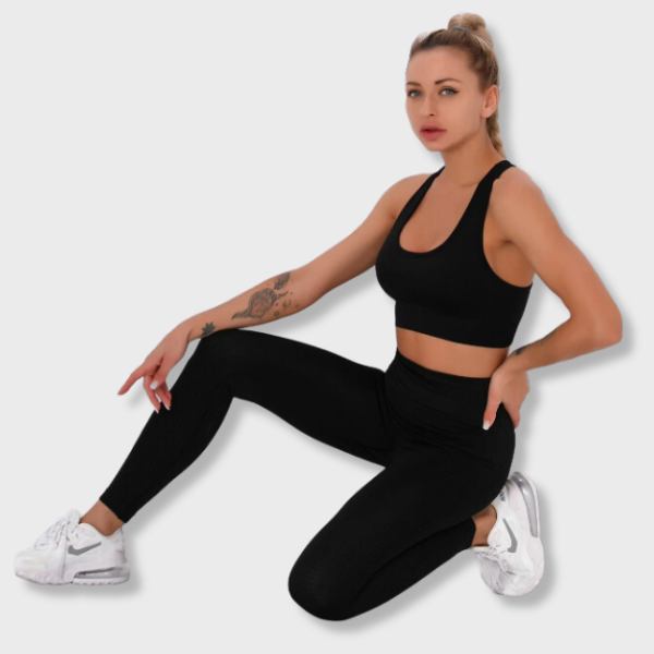 Women Seamless Yoga Set Gym Workout Clothes for Female Push Up Bra High Waist Leggings Sexy Fitness Sportswear Sports Suits