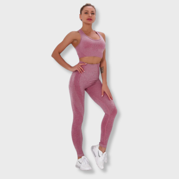 Women Seamless Yoga Set Gym Workout Clothes for Female Push Up Bra High Waist Leggings Sexy Fitness Sportswear Sports Suits