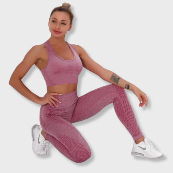 Women Seamless Yoga Set Gym Workout Clothes for Female Push Up Bra High Waist Leggings Sexy Fitness Sportswear Sports Suits