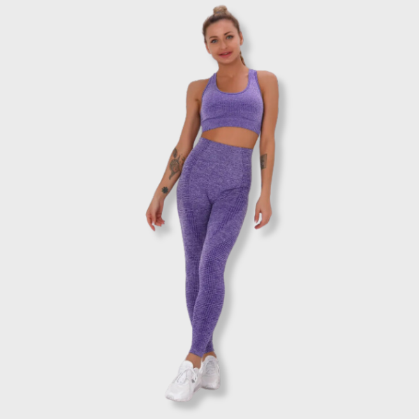 Women Seamless Yoga Set Gym Workout Clothes for Female Push Up Bra High Waist Leggings Sexy Fitness Sportswear Sports Suits