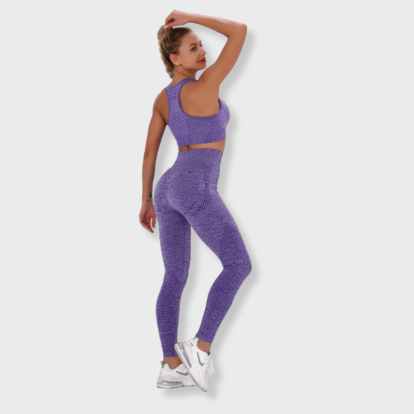 Women Seamless Yoga Set Gym Workout Clothes for Female Push Up Bra High Waist Leggings Sexy Fitness Sportswear Sports Suits