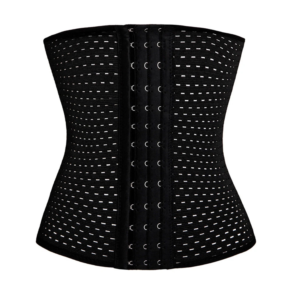 Women Fat Burning Shapewear Belly Control Elastic Spandex Corset Waist Training Body Shaper Cloth