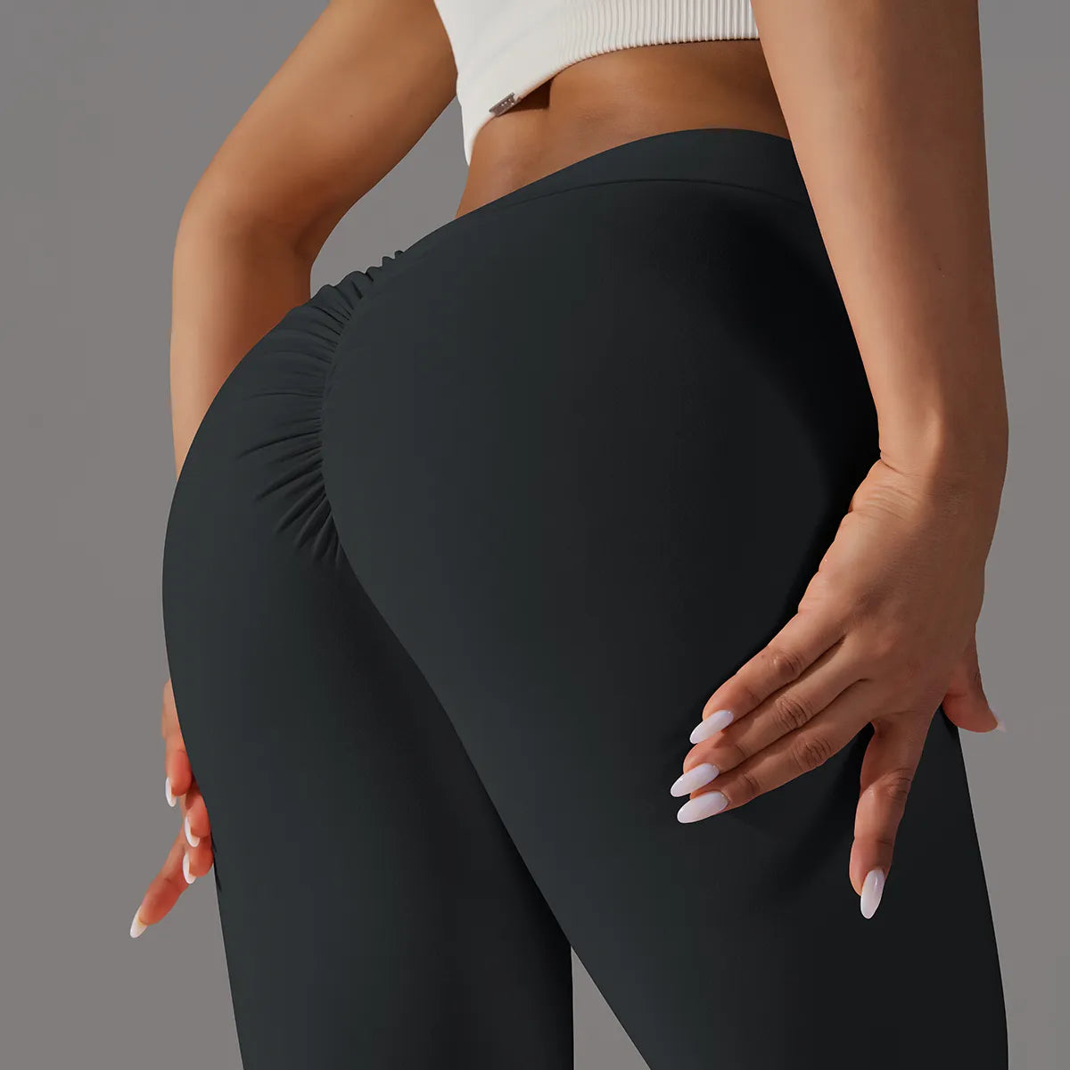 Scrunch Butt Gym Leggings Sexy V Waist Push Up Leggings Women Fiteness Leggings Naked Feeling Yoga Pants Workout Tights Leggings